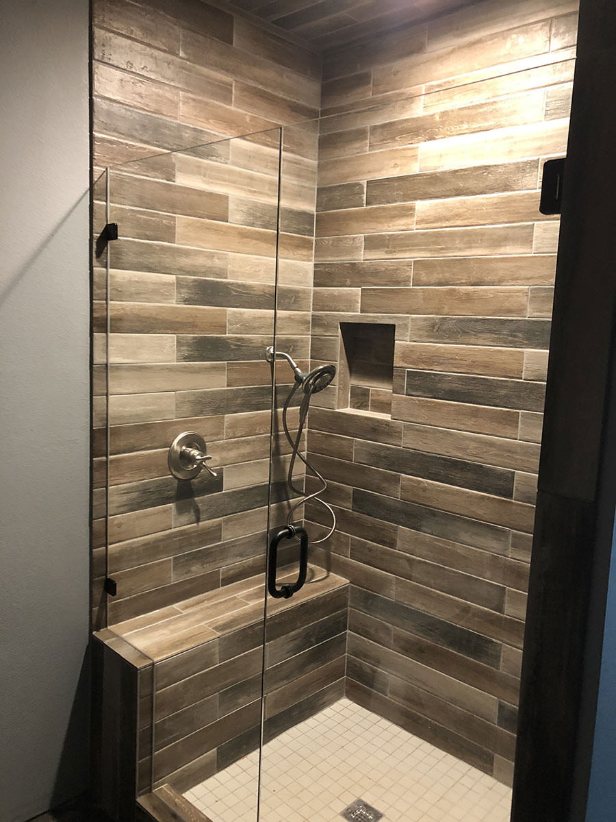 Bathroom remodeling by Bobby Wolfe Construction