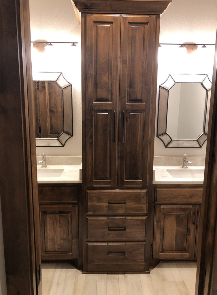 Custom bathroom vanities and cabinetry